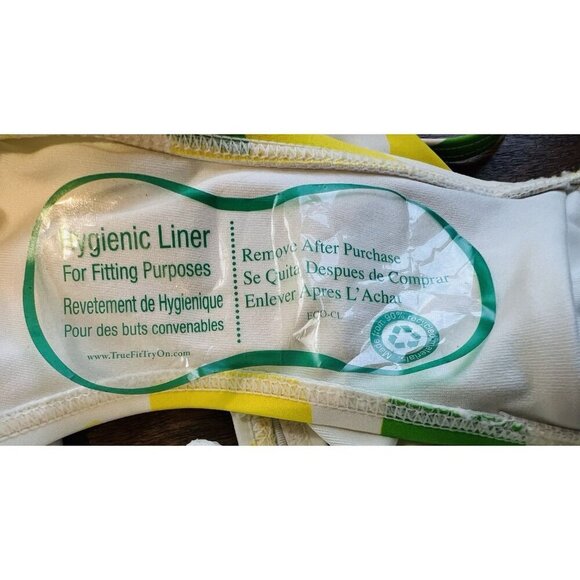 KATE SPADE Swimsuit Swimwear One Piece Ivory Lemon Size XL Beach Resortwear - Picture 6 of 6